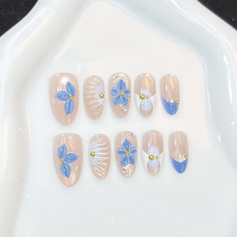 Nail Art Pink - 10 шт. новых розовых, голубых и